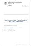 Development of the SystemC model of the LEON2/3 Processor