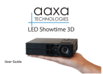 AAXA LED Showtime 3D User Manual