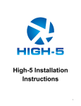 High-5 Installation Instructions