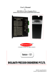 User`s Manual - BHOLANATH Stepper Motors