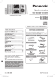 CD Stereo System SC-PM54