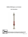 NBK - Bypass Level Indicator Manual