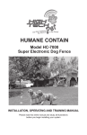 HUMANE CONTAIN - High Tech Pet Products