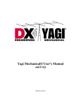 Yagi Mechanical® User`s Manual