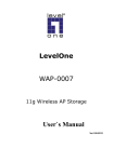 LevelOne WAP-0007 User`s Manual
