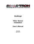 SiloWeigh User Manual