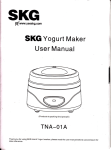 SKG Yogurt Maker