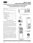 58PAV, 58RAV Induced-Combustion Furnaces Service