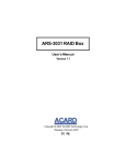 Manual - ACARD Technology Corp.