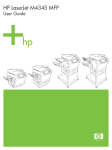 HP LaserJet M4345 MFP User Guide