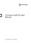 TruVision NVR 50 User Manual - Surveillance