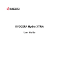 Kyocera Hydro User Manual