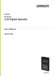 RX Series LCD Digital Operator User`s Manual