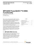 MPC8260 PowerQUICC II IDMA Functionality