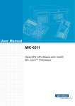 User Manual MIC-6311