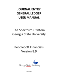 Journal entry general ledger user manual