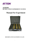 Manual For Experiment