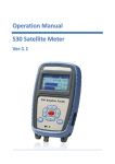 Operation Manual S30 Satellite Meter