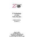 Section 1 - Z Technology, Inc