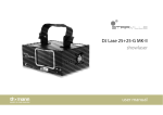 DJ Lase 25+25-G MK-II showlaser user manual