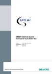 GREAT External Access - Siemens AG - Great
