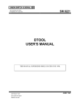 sm 8221 dtool user`s manual - Ansaldo STS | Product Support