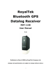 RoyalTek Bluetooth GPS Datalog Receiver