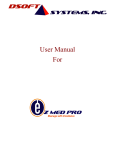 User Manual For - Medical Practice Management Software
