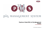 Pipelines 2 Data (P2D) Ltd Pig Management System