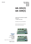 AA-101(t) AA-104(t) - Sams elektronik doo