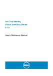 Dell One Identity Virtual Directory Server 6.1.0 User`s Reference