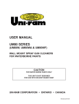 user manual um80 series (um80w, um80wa - Uni