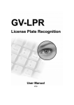 GV-LPR License Plate Recognition User Manual