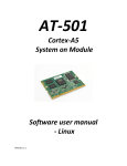 Cortex-A5 System on Module Software user manual - Linux