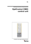 OptiControl CM03 control unit