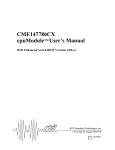 CME147786CX cpuModuleTM User`s Manual