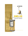 GMS-110 Operator`s Manual