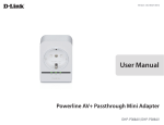 User Manual Powerline AV+ Passthrough Mini Adapter - D-Link