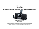 HD Radio™ receiver with iPod Dock and Dual