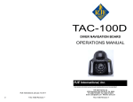 TAC-100D - RJE International