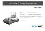 User Manual for SCILOGEX MS7-H550-S Hotplate-Stirrer