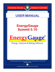 USER MANUAL EnergyGauge Summit 5.10