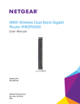 N900 Wireless Dual Band Gigabit Router WNDR4500 User Manual