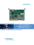 USER MANUAL CPU-31-12 (CPD/CRD) CompactPCI Intel® Core