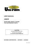 USER MANUAL UM80W - Uni