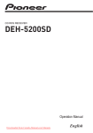 Pioneer DEH-5200SD User Guide Manual - CaRadio