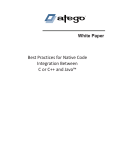 Best Practices for Native Code Integration