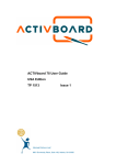 Promethean ActivBoard 78 User Guide