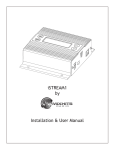 iSTREAM1 by Installation & User Manual