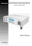 MM4005 User`s Manual - Newport Corporation